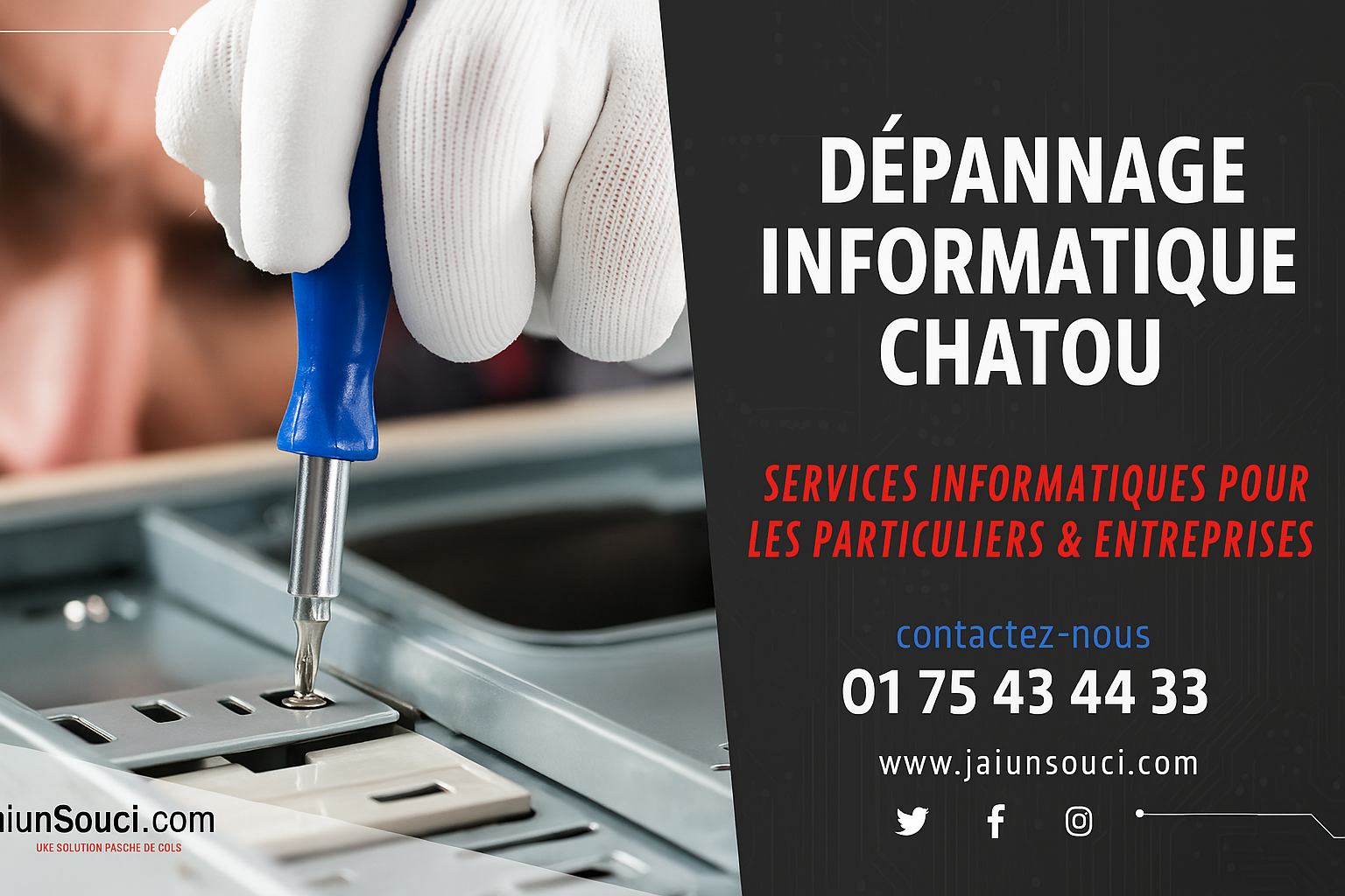 d'assistance informatique à Chatou