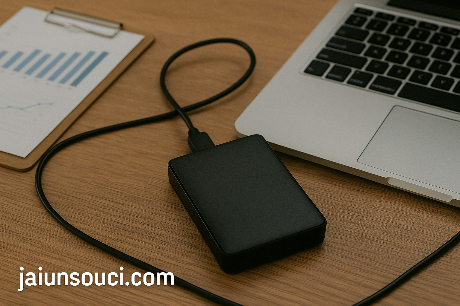Disque dur externe connecté à un ordinateur portable pour la sauvegarde Windows – jaiunsouci.com